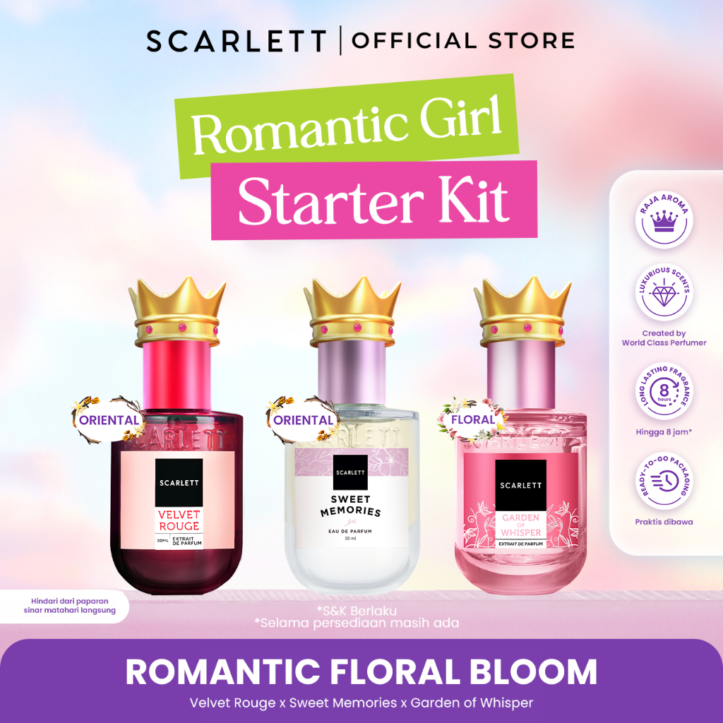 [BUNDLING 3] Scarlett Daily Fragrance Starter Kit