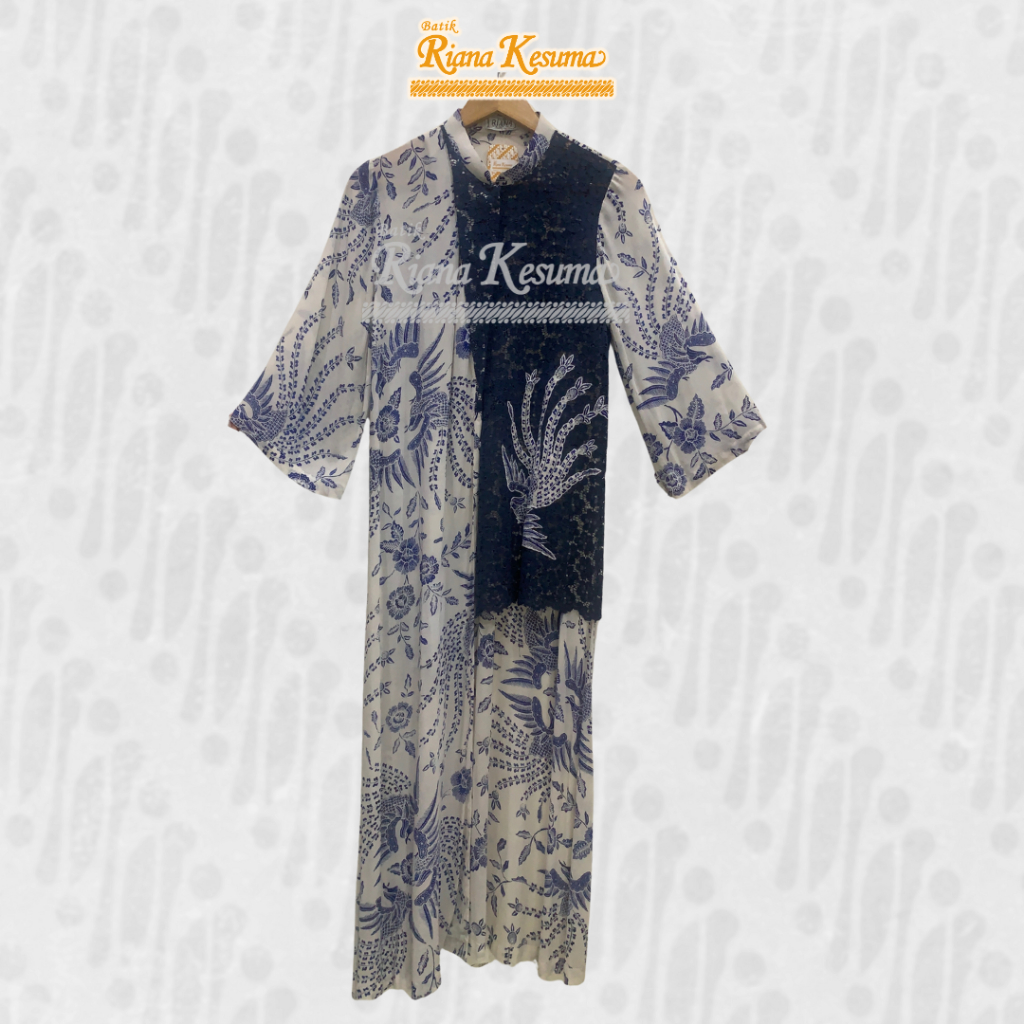 Batik Riana Kesuma - Pakaian Muslim Wanita Gamis Batik
