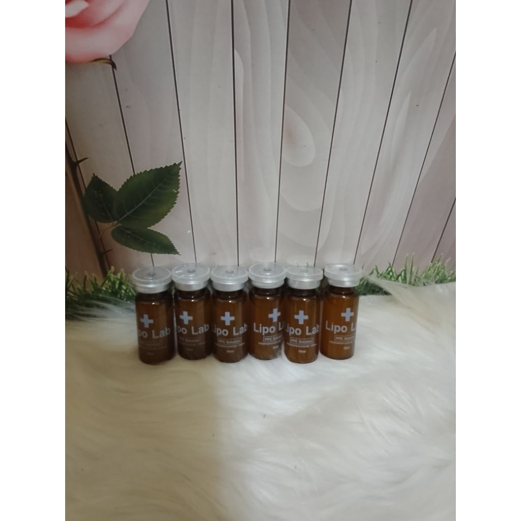 original Lipo-lab coklat ( eceran ) lipo-lab vial coklat original