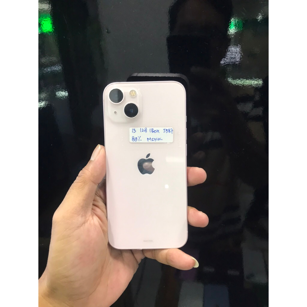 Iphone 13 pink 256gb ex garansi Ibox