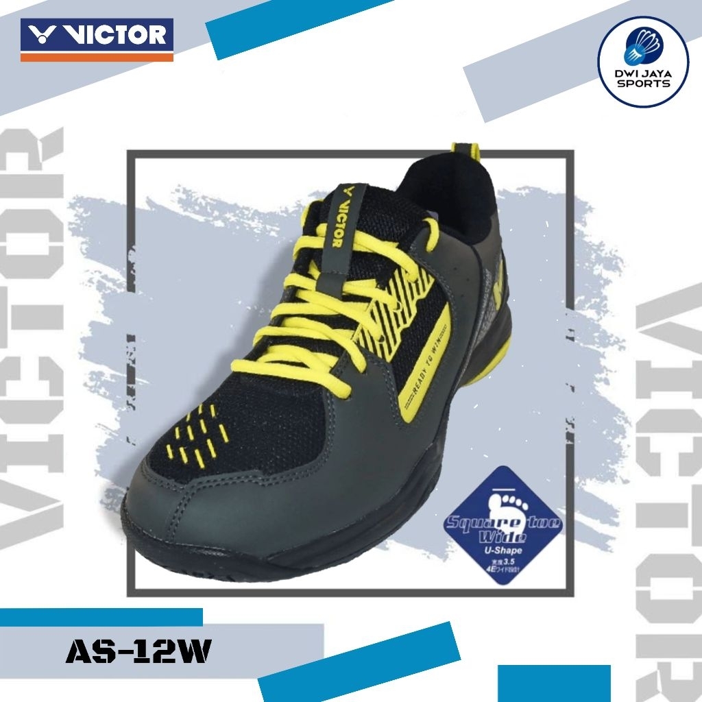 Victor AS-12W Badminton Shoes | Sepatu Bulu Tangkis Victor