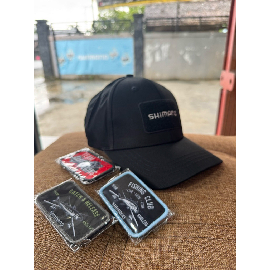 Topi Memancing Shimano Bordir Original 100%