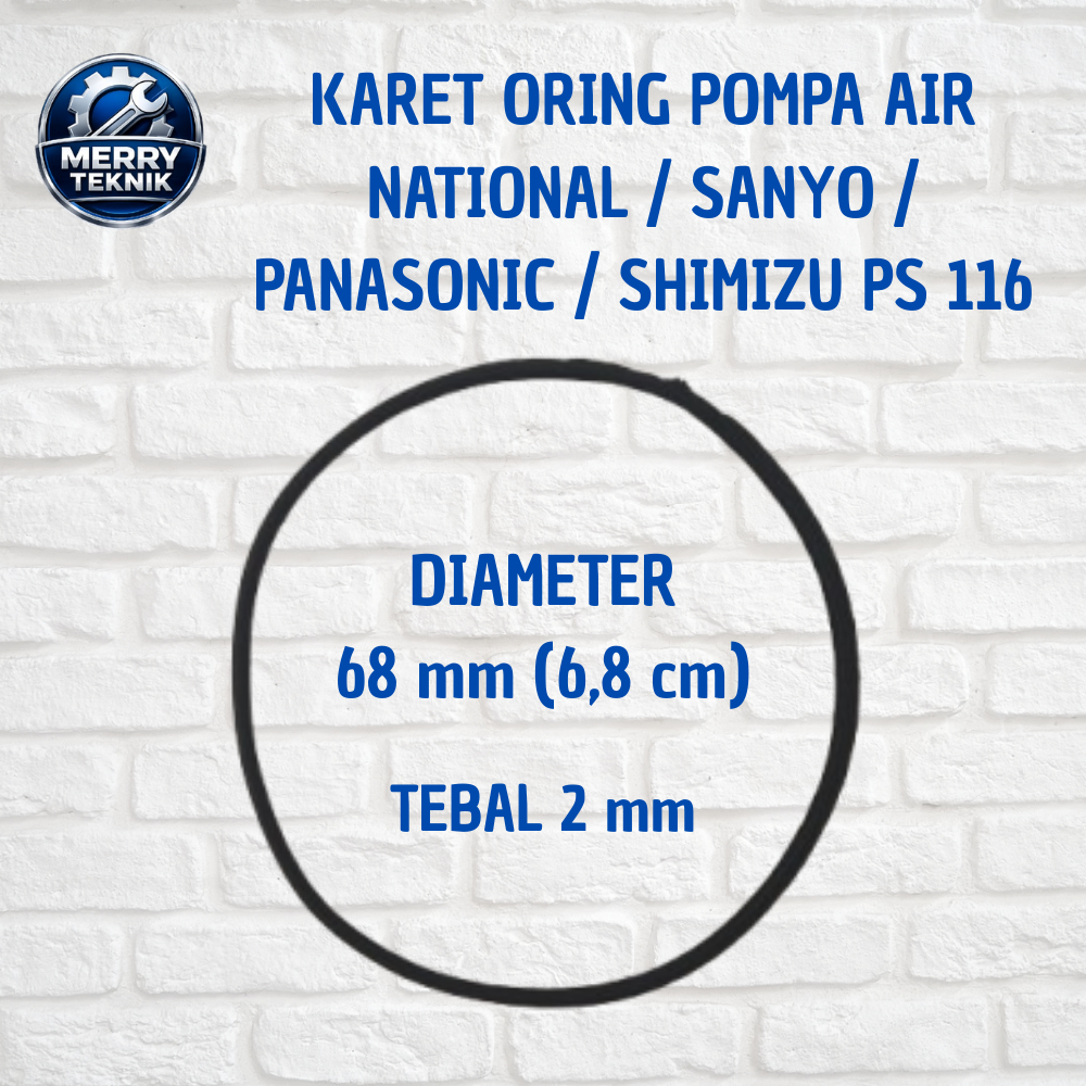 Karet Oring Pompa Air Sanyo / Panasonic / National