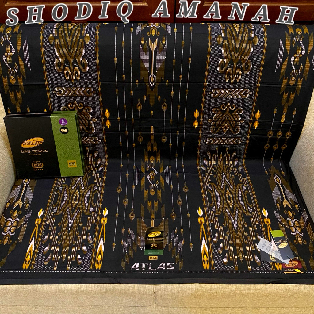 Sarung Atlas super premium 920 Atlas batik Gold | Silver