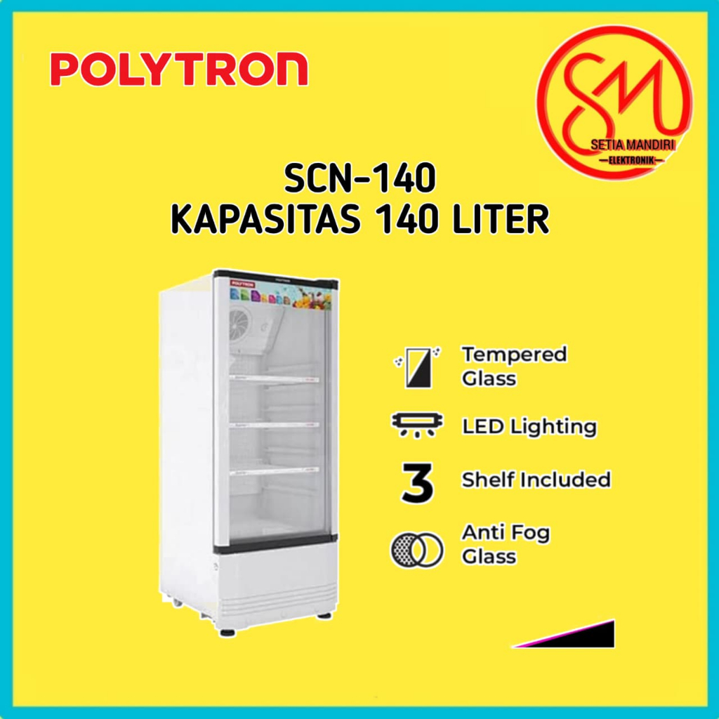 Showcase Polytron SCN140 I SCN180 I SCN230 I SCN237 Frost 140/180/250/285Liter
