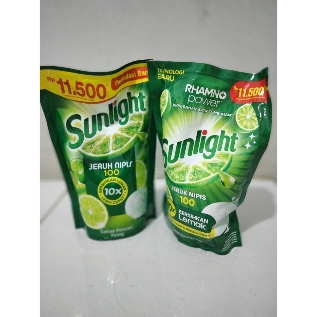 Sabun Cuci Piring Sunlight mama lemon 230ml/635ml/950ml - Formula Jeruk Nipis, Lemak Bandel, Aroma S