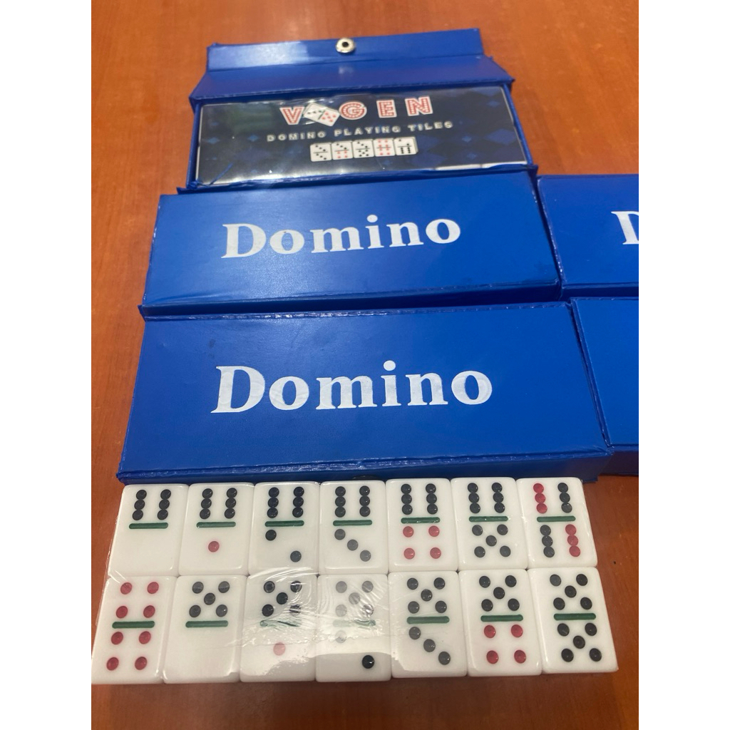 Domino Batu Akrilik Warna- Sensasi Lembut, Desain Elegan, Termasuk Kotak Penyimpanan