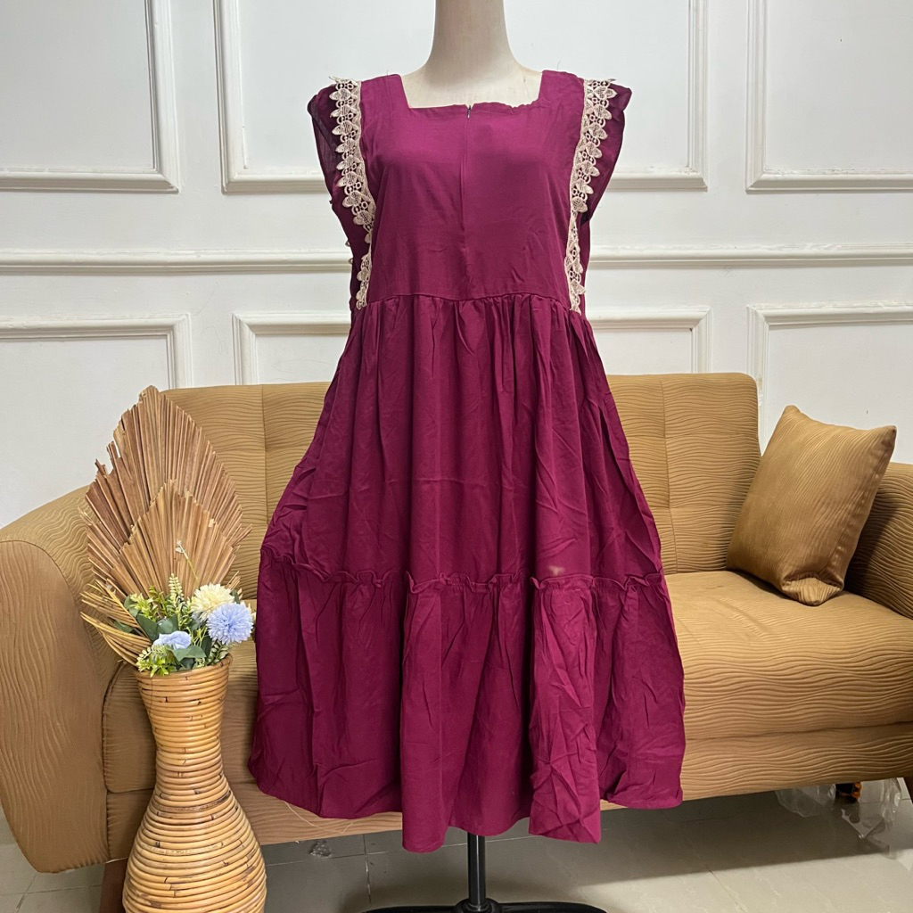 DASTER RAYON POLOS SEMI YUKENSI SUSUN REMPEL TERBARU