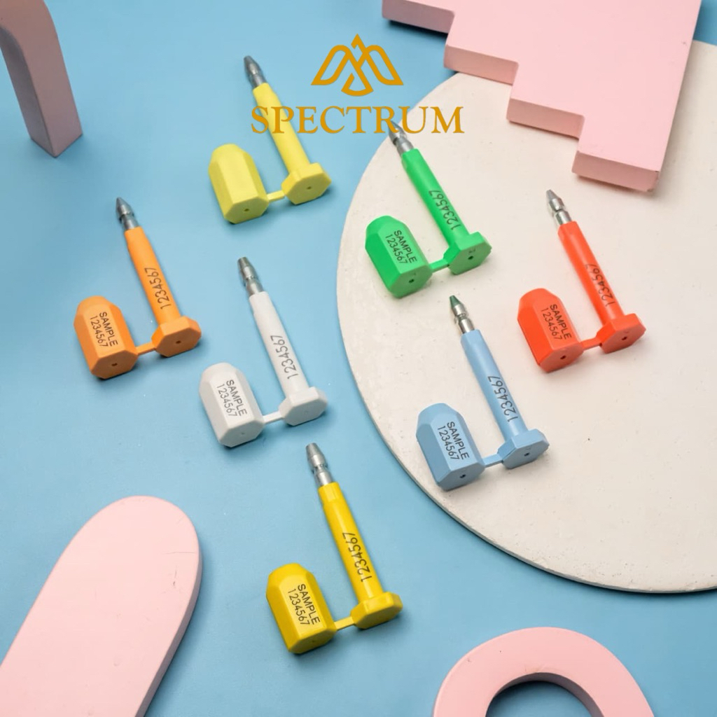 (GROSIR) BOLT SEAL | Gratis Cetak Logo & Nomor Seri | Locis | Kabel Ties | Segel Truk | Segel Kontai