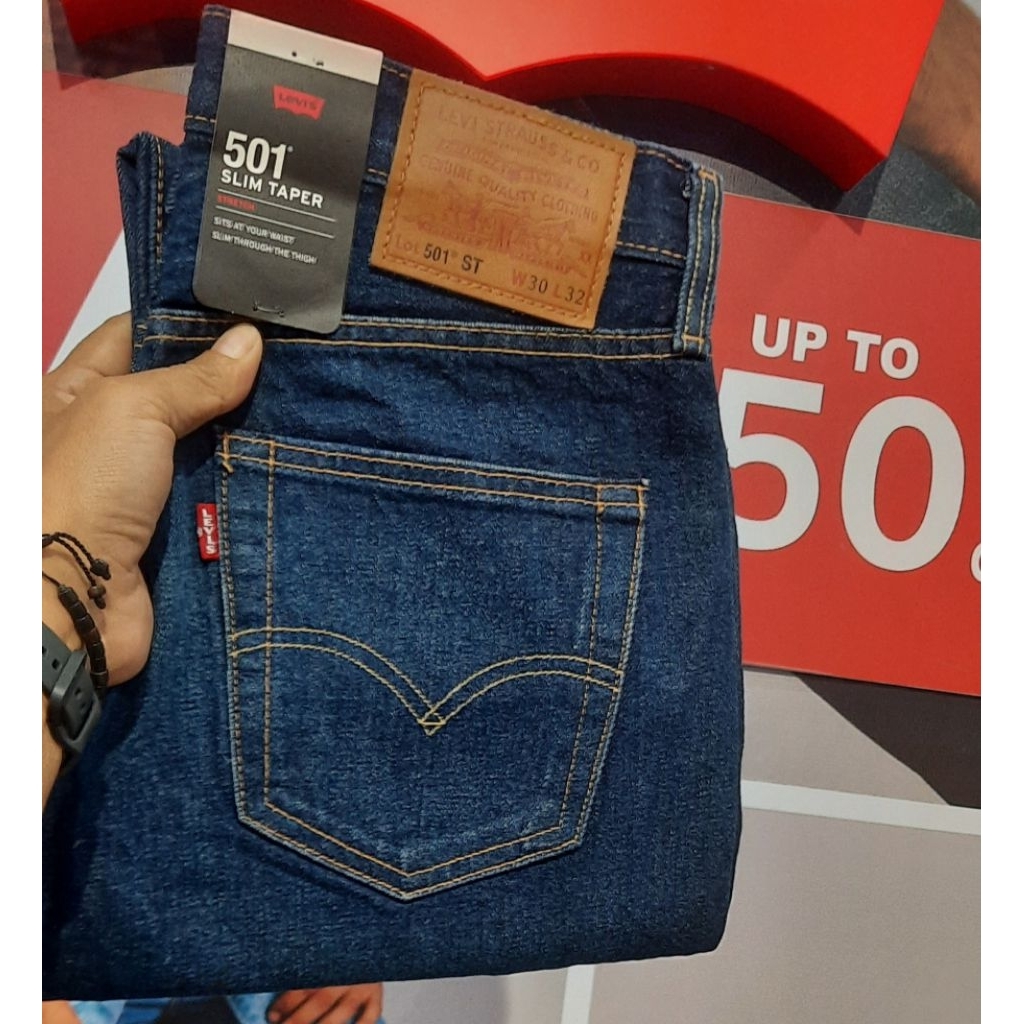 CELANA JEANS L E V I ' S 501 ST 100% ORIGINAL (28894-0257)