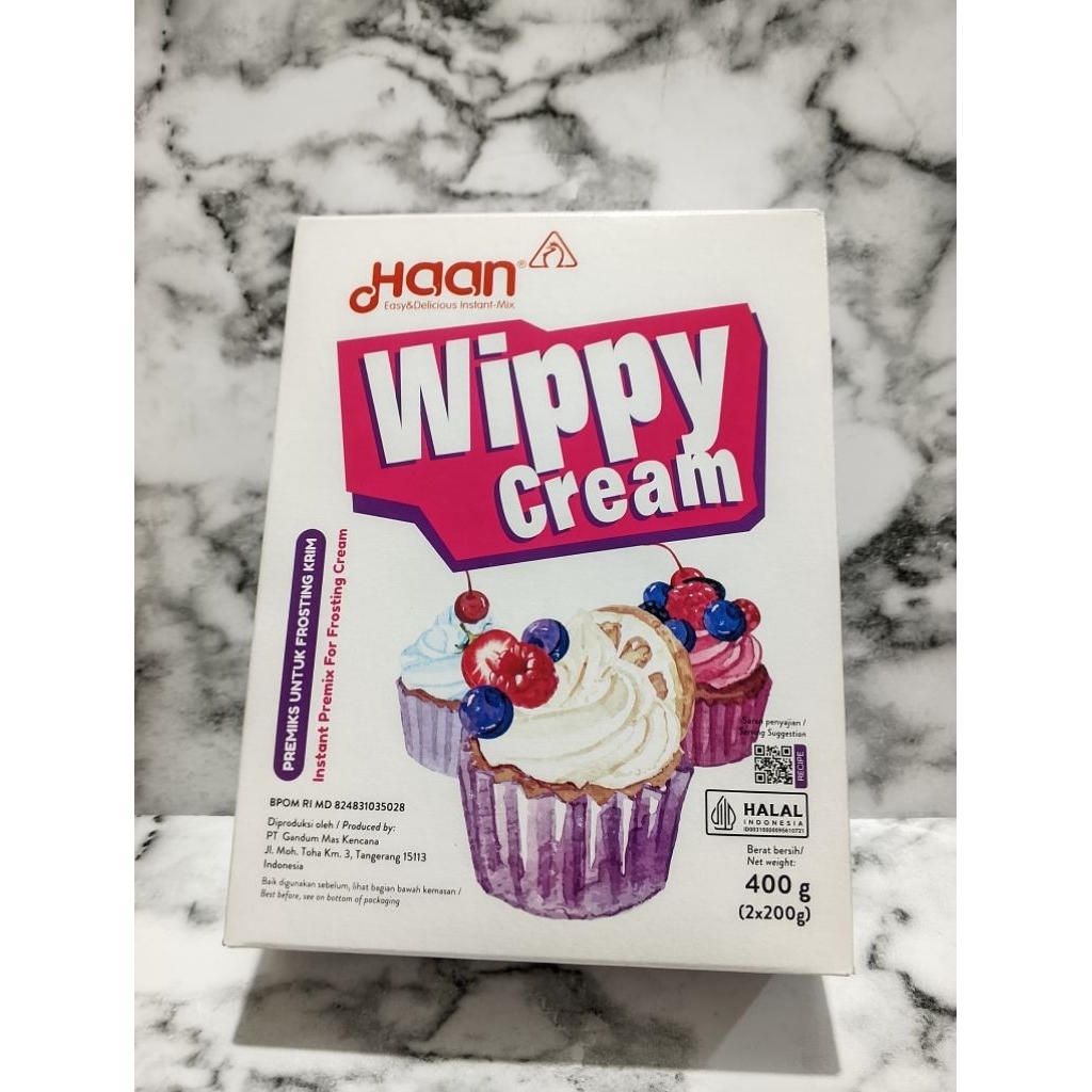 HAAN WIPPY CREAM 400GRAM / WIPPY CREAM HAAN 400GRAM