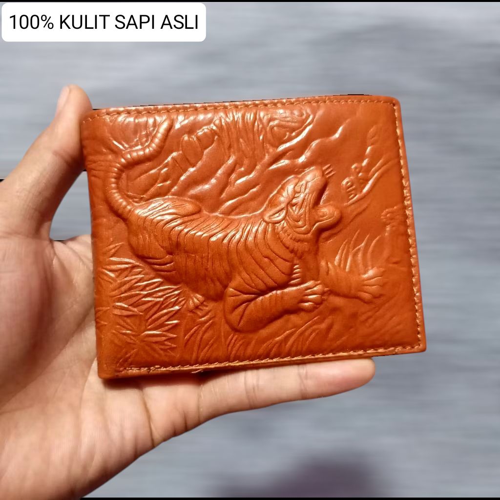 DOMPET PRIA KULIT ASLI MOTIF HARIMAU