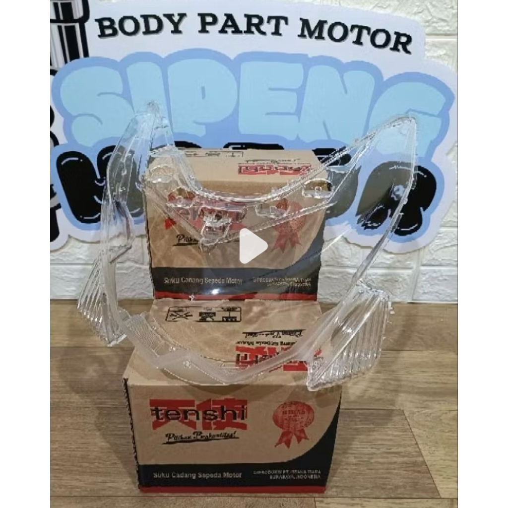 mika kaca lampu depan yamaha xeon rc