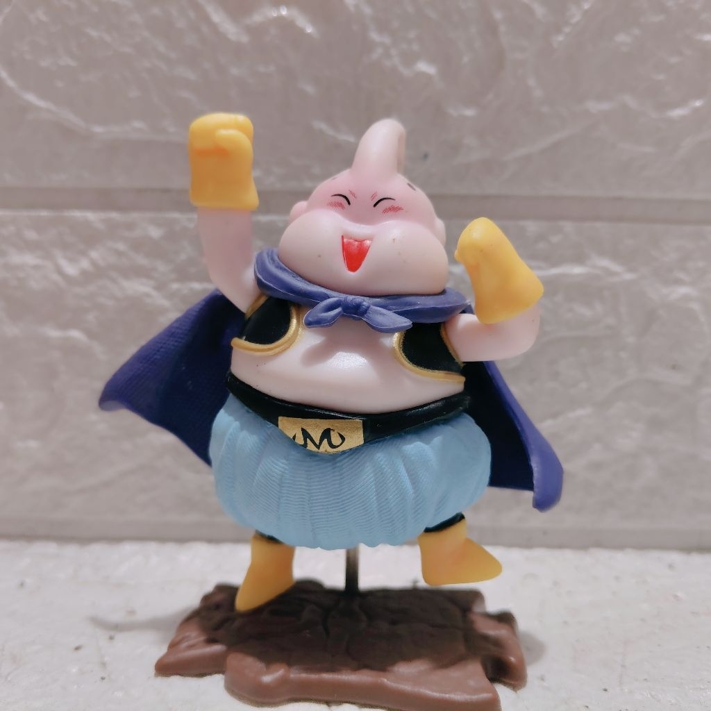 figure majin buu figure buu figure dragon ball z figure fat buu baseplate dabura chocolate form