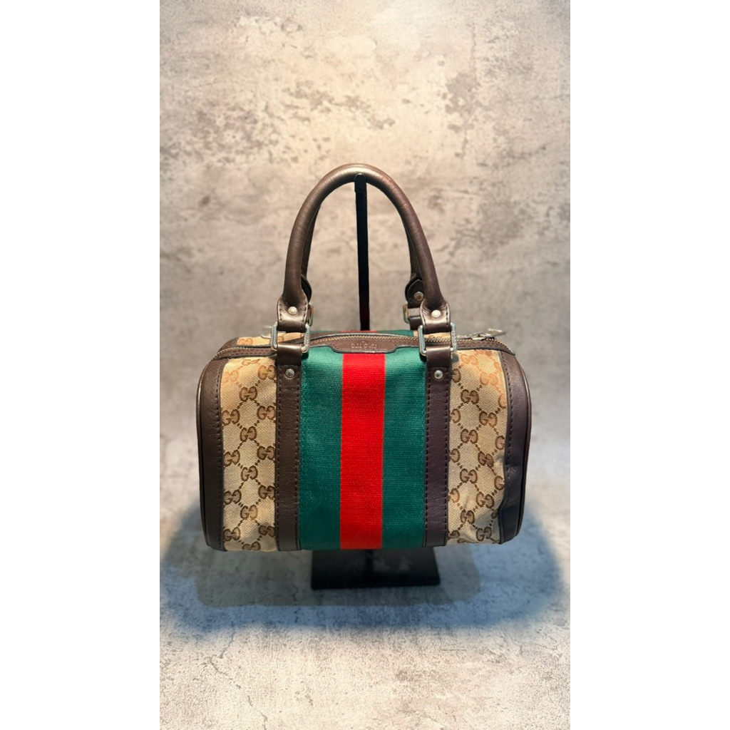 Gucci Canvas Speedy Bag