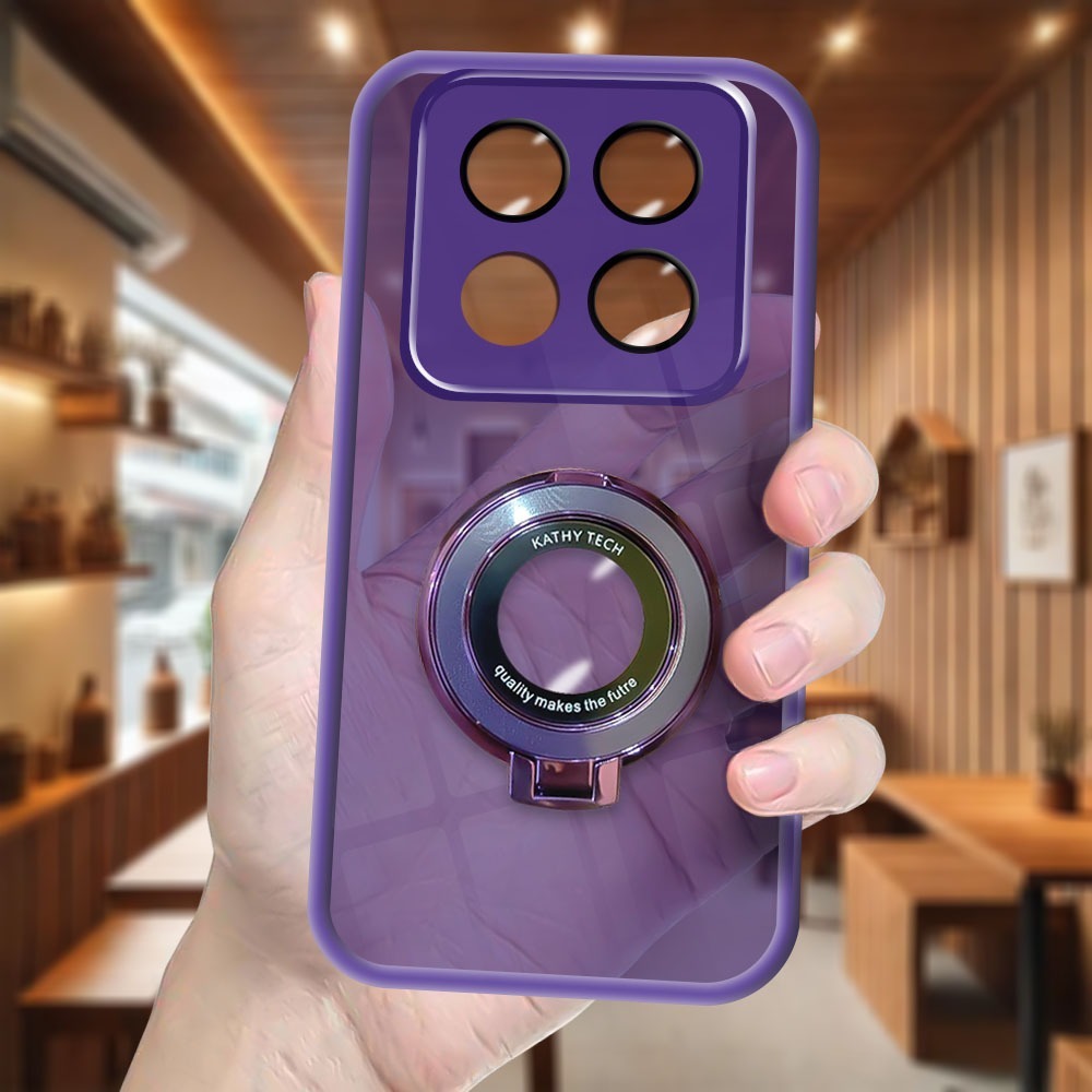 Case Silikon Magsafe Xiaomi Redmi Note 14 Pro Note 14 Pro Plus Poco X7 Wireless Charger Standing Hol