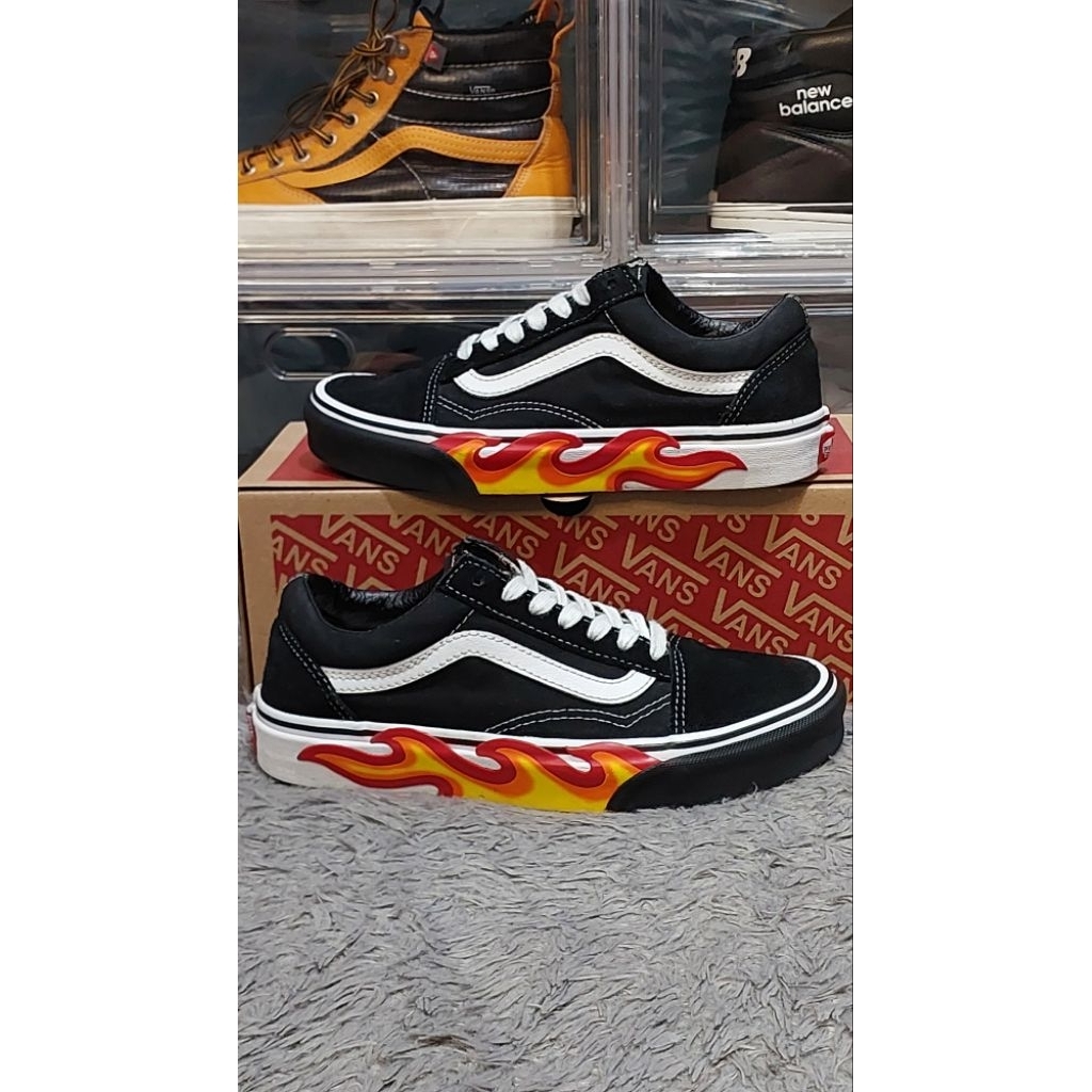 VansOldskoolFlameCutOut sz 37