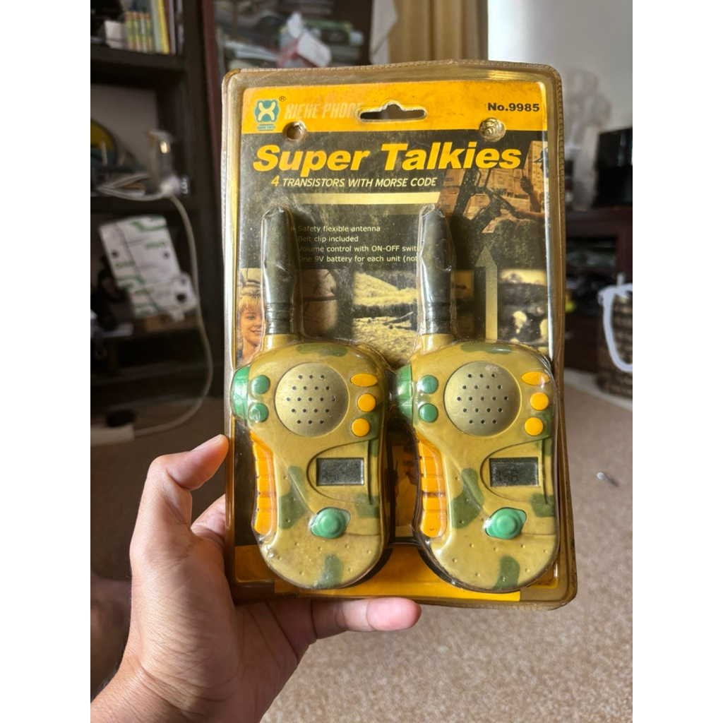 mainan vintage jadul lawas HT Walkie Talkie