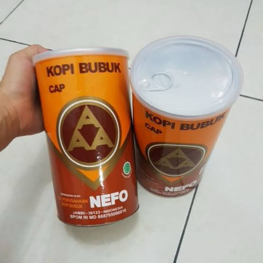 KOPI AAA 450gr TIN BUBUK NEFO
