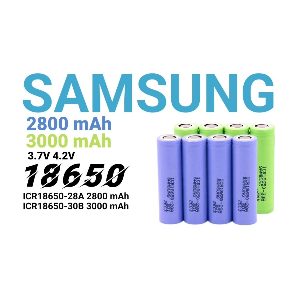 Samsung ICR18650-28A 30B 3000 mAh 5A/6A