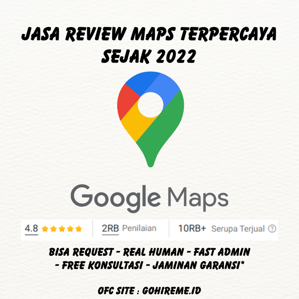 Jasa review google maps | Jasa ulasan google maps | Rating google maps terpercaya