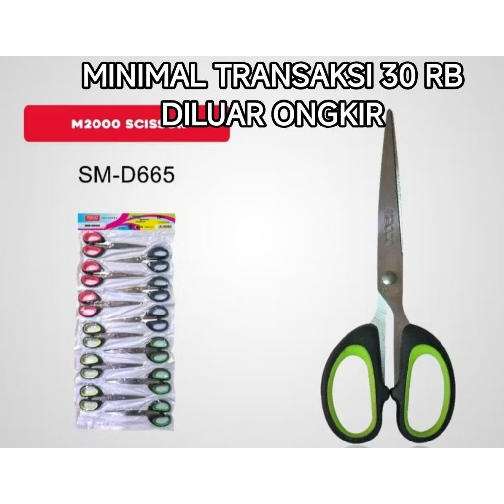 Gunting 1 pcs M2000, cutter, peniti, jarum jahit tangan