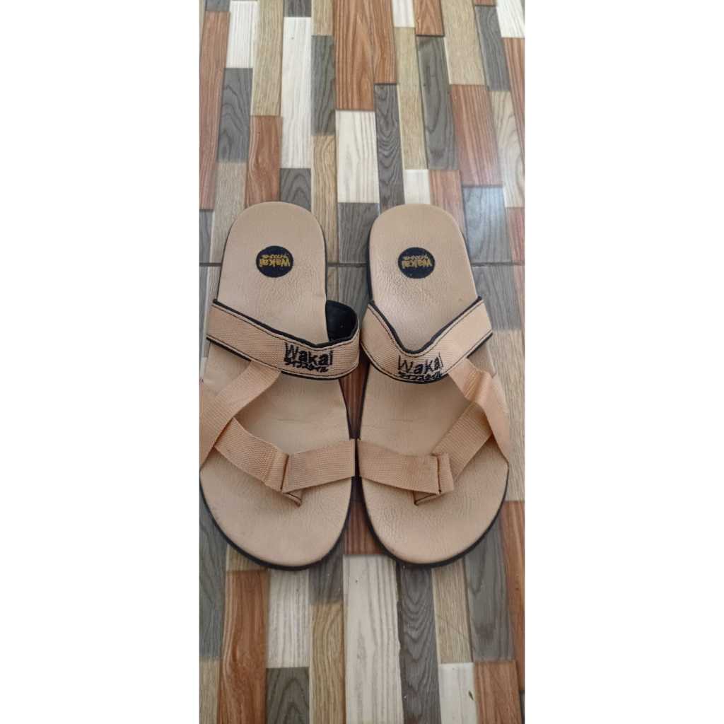SANDAL WAKAI_SANDAL SANTAI PRIA, Ukuran 43_PRELOVED