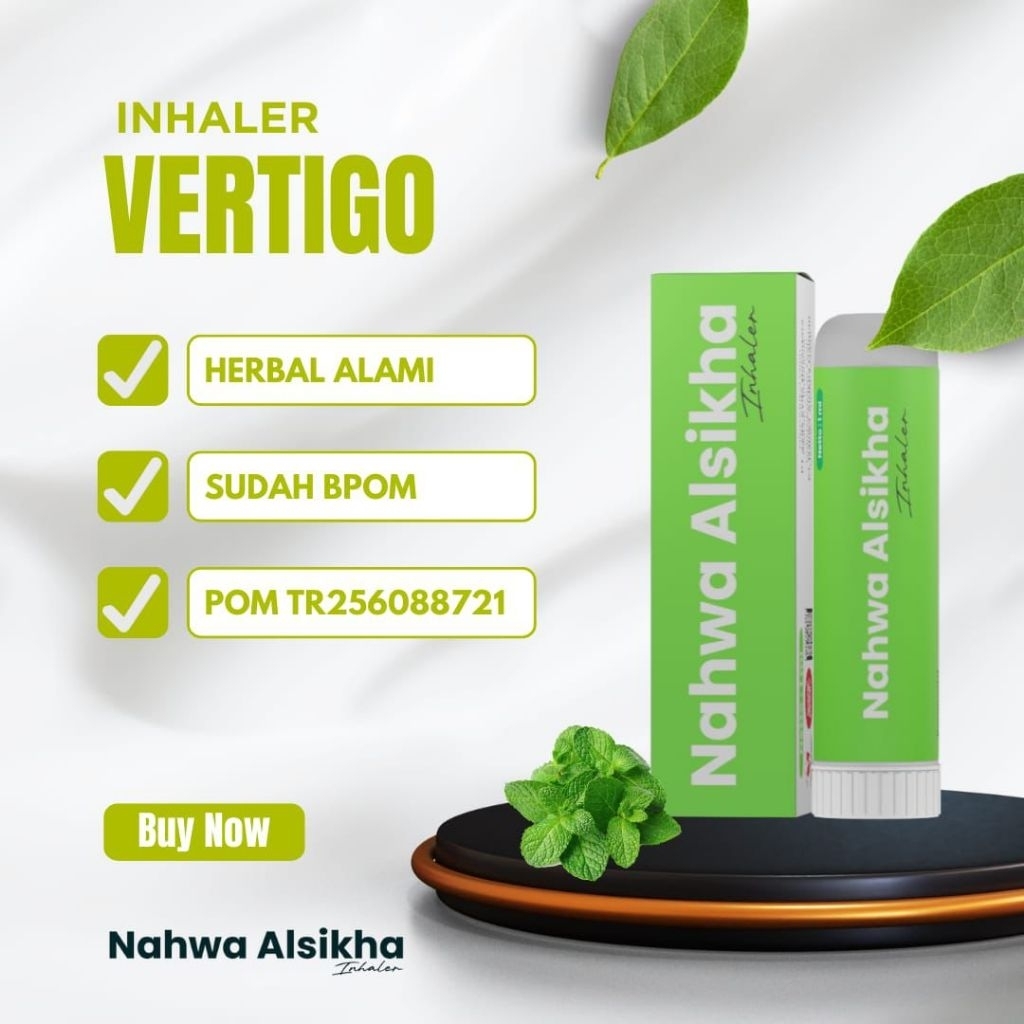 Nahwa Alsikha Inhaler Vertigo Pusing Berputar Herbal Alami Aromaterapi