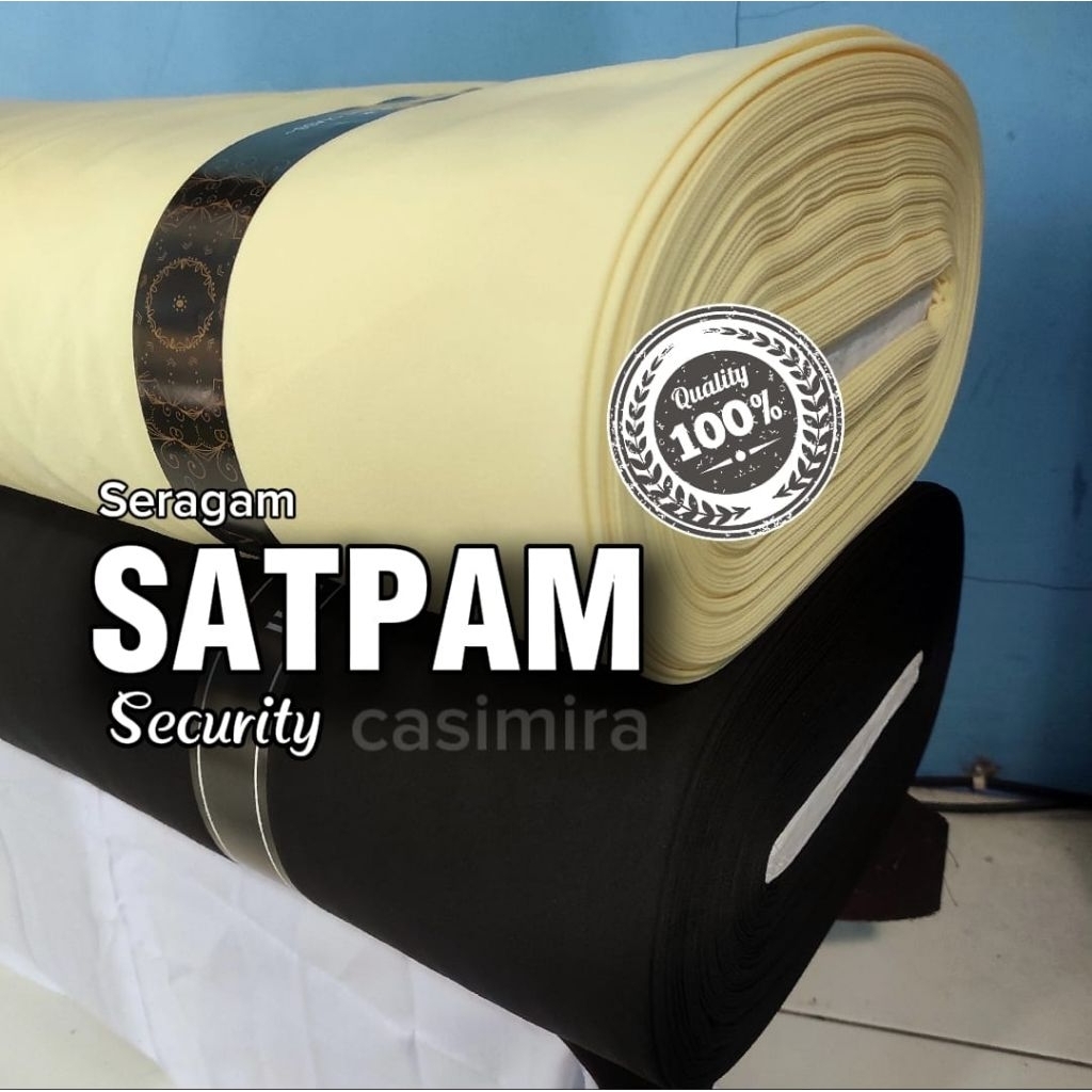 Kain High Twist Grade A Seragam SATPAM-SECURITY  lebar 1,5 meter