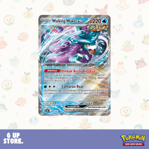 Walking Wake ex (RR) - sv8a Festival Terastal ex Pokemon Indonesia