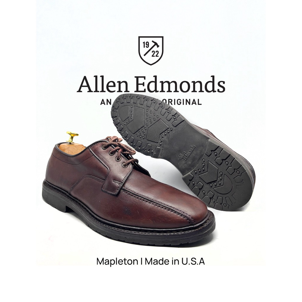 Allen Edmonds Mapleton Derby Made in USA Size 44