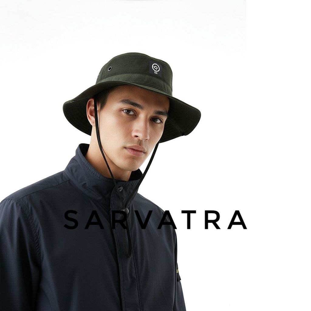 Sarvatra - Topi Rimba Hat Gunung Pria Wanita Dewasa Hiking Outdoor Adventure Hunter Jungle Mancing B