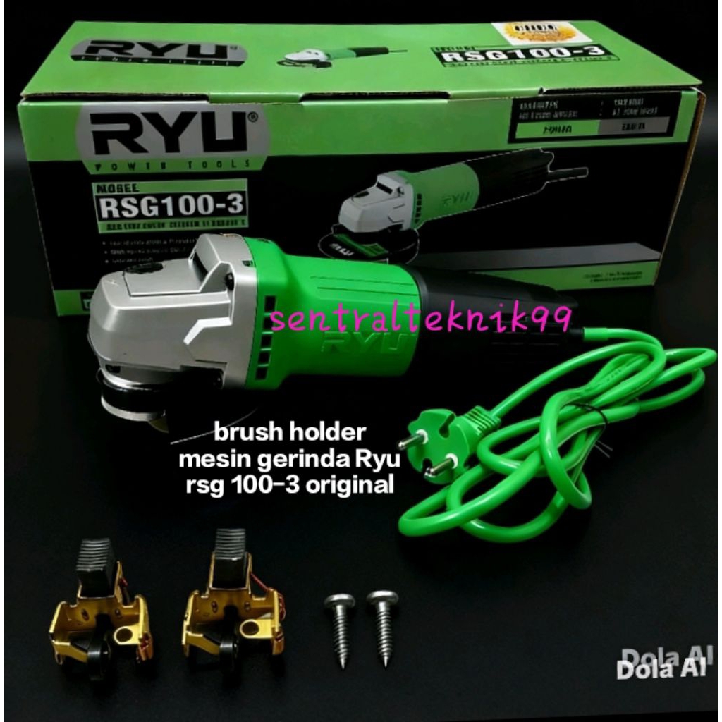 brush holder gerinda Ryu rsg 100-3/rumah carbon brush mesin gerinda Ryu rsg 100-3 original