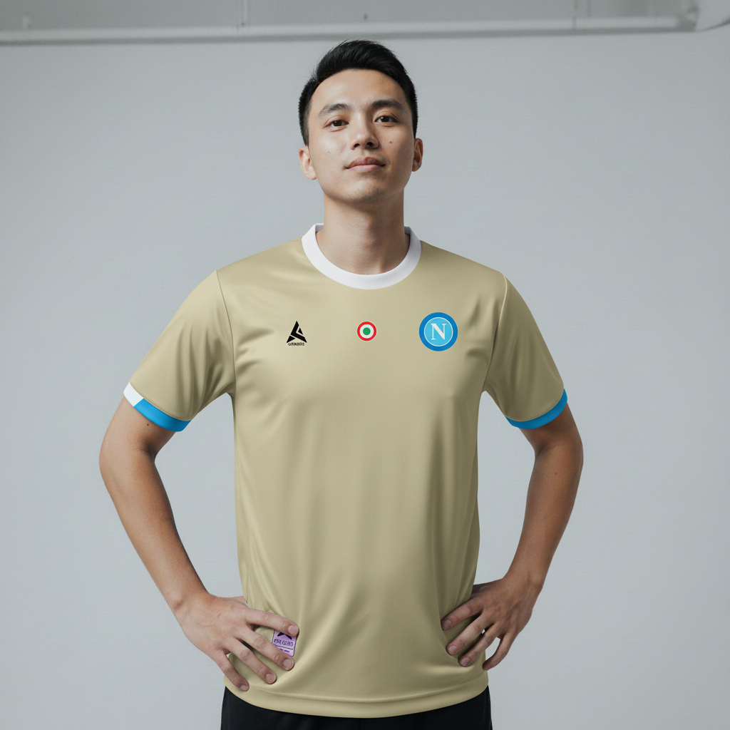 ATHLETIC SPORTWEAR - Jersey Vintage Bola Fantasy Napoli GK 2020-21 Fullprinting Casual - Atasan