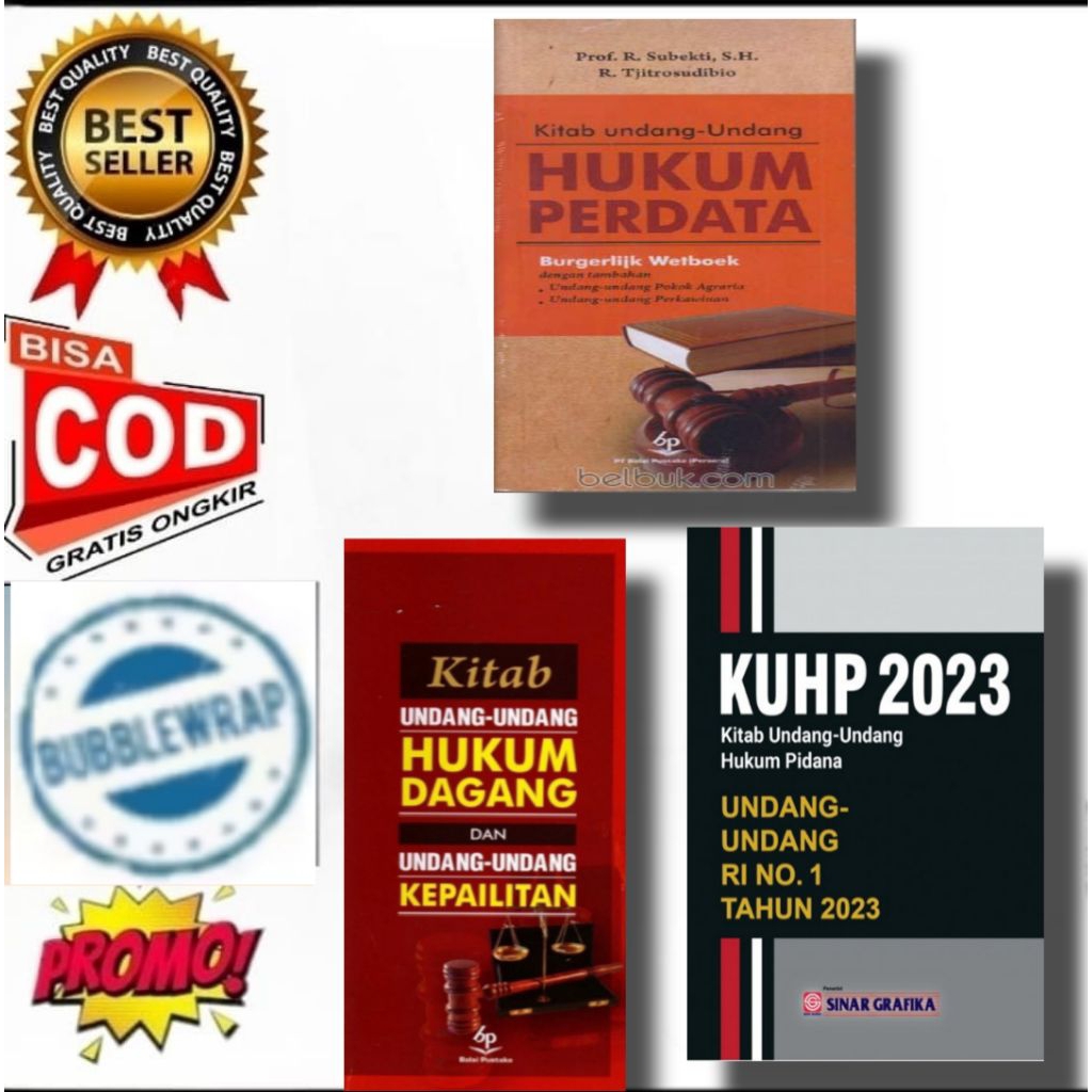 BUKU KUHP KUHPER BW KUHD KUHP - MOELJATNO