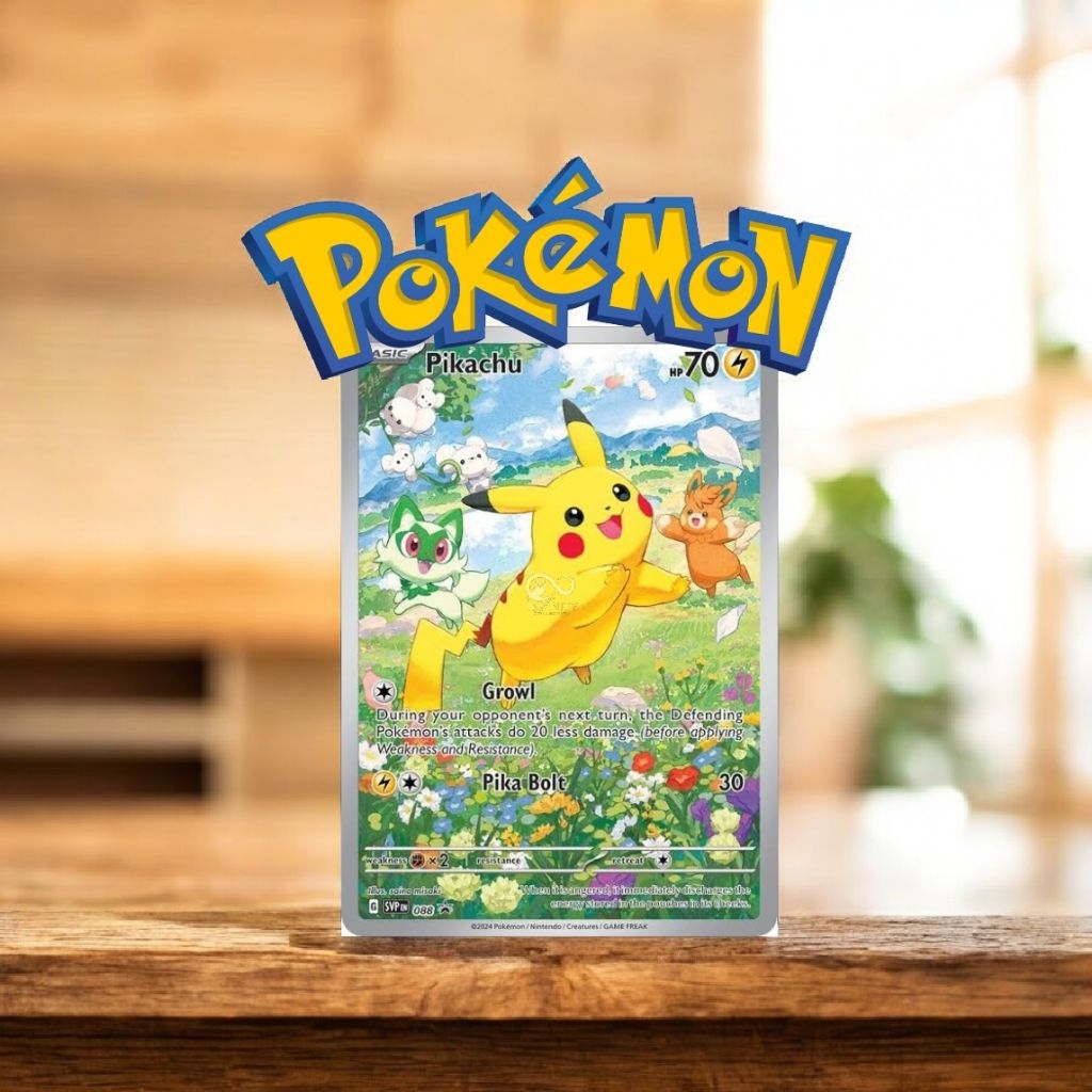 Kartu TCG Pokemon Custom 1 pack isi 5 kartu (Desain Bisa Request)