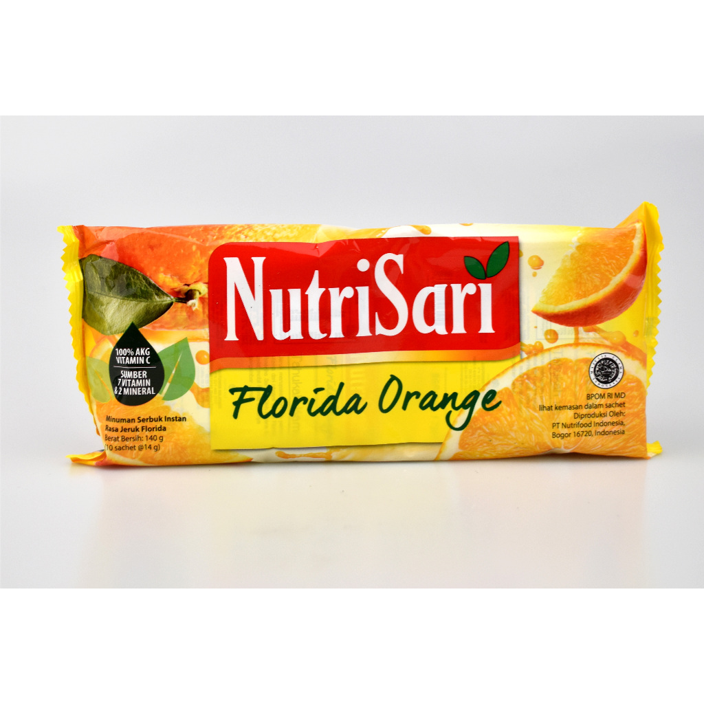 MINUMAN NUTRISARI ISI 10'S FLORIDA ORANGE / JEJU ORANGE / JERUK NIPIS