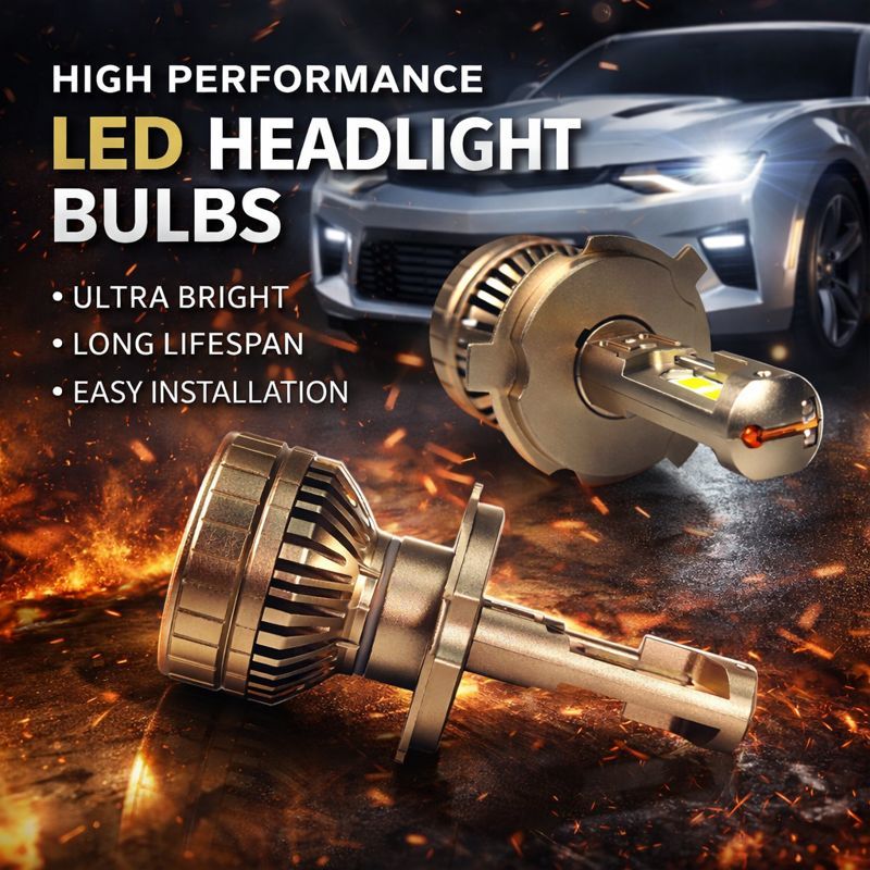 LAMPU MOBIL H4 / H11.GT LIGHT LED GT5 HIGH POWER  180 WATT .GARANSI 1 TAHUN