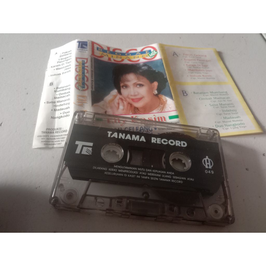 Kaset Pita Disco Reggae Mix Minang Elly Kasim