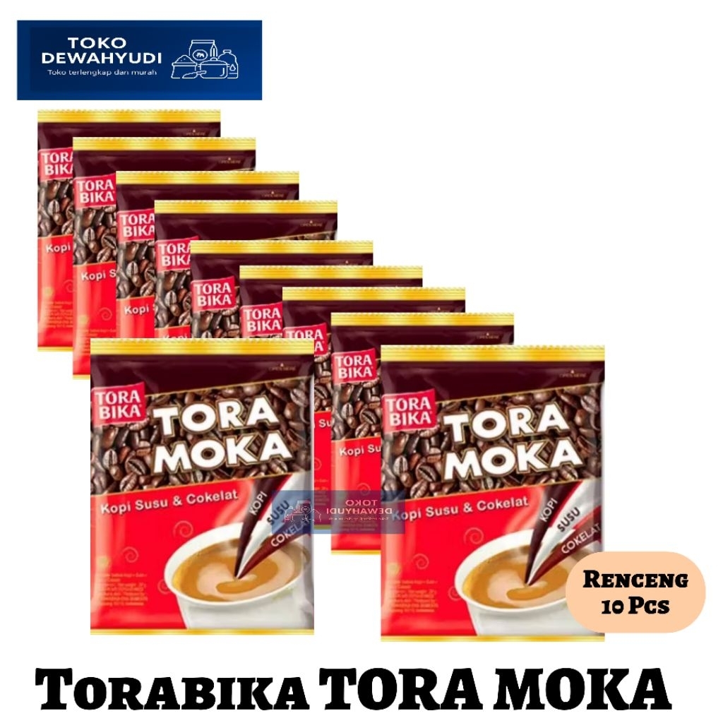 TORA MOKA perpaduan Kopi susu dan cokelat | Torabika MOKA kemasan Renceng isi 10 sachet