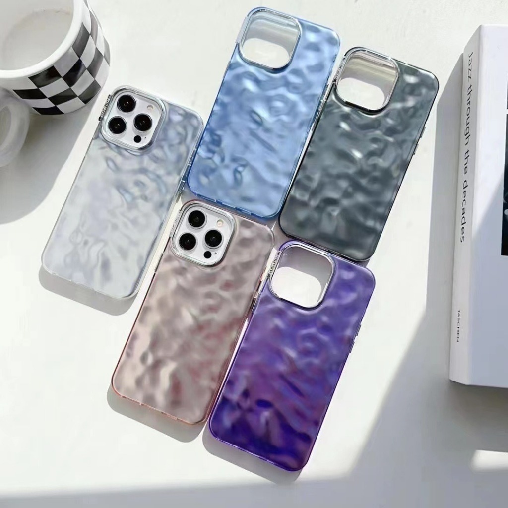 WRINKLE TEXTURED CASE IPHONE 11 12 13 14 15 PRO MAX 14 15 PLUS 16 17 17AIR PLUS PRO AIR PROMAX TH298