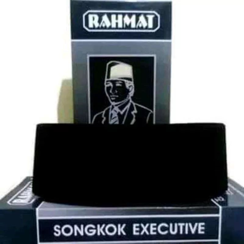 Songkok Kopiah Rahmat AC Executive Premium - Kopiah Peci Songkok Nasional Premium
