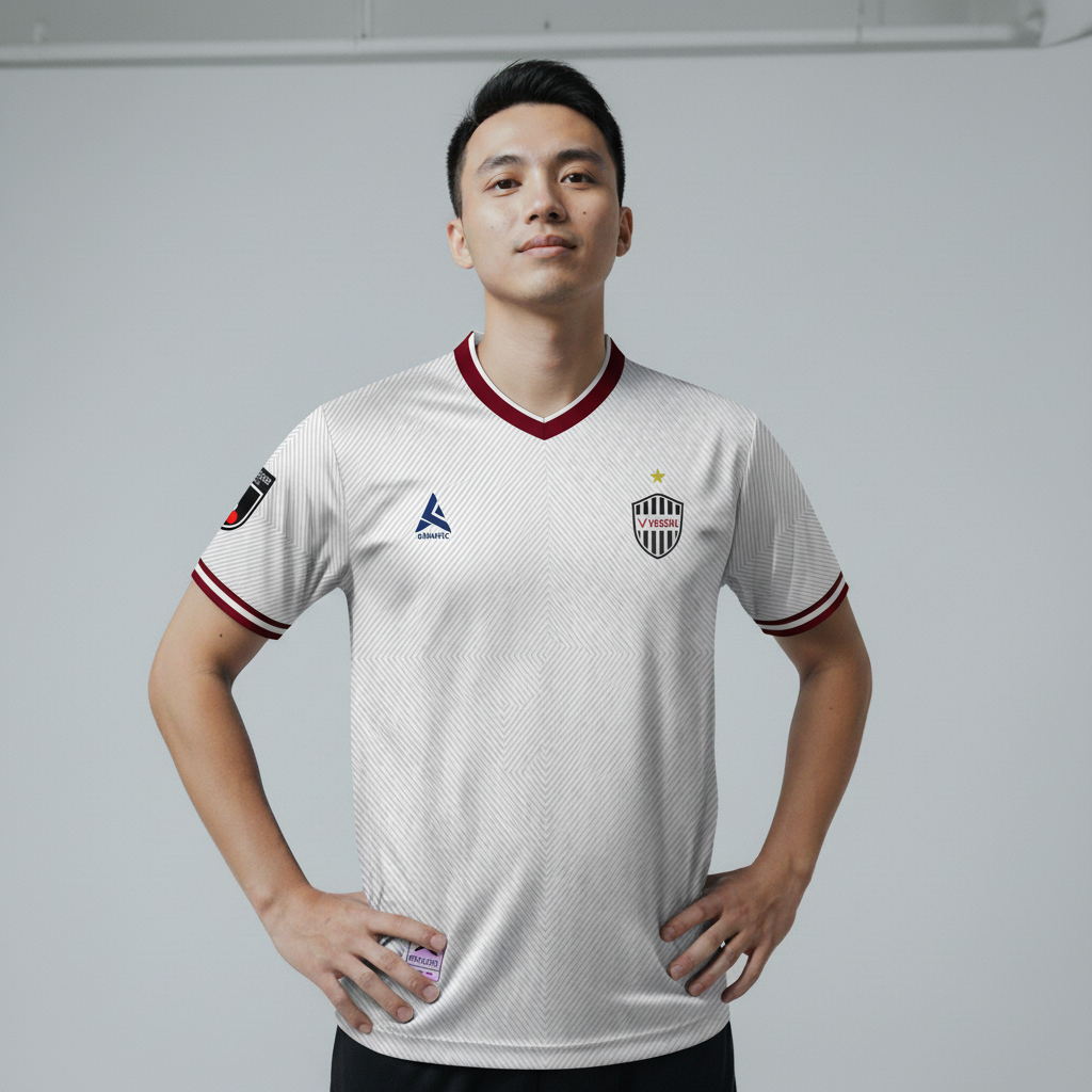 ATHLETIC SPORTWEAR - Jersey Vintage Bola Fantasy Vissel Kobe Away 2022 Fullprinting Casual - Atasan