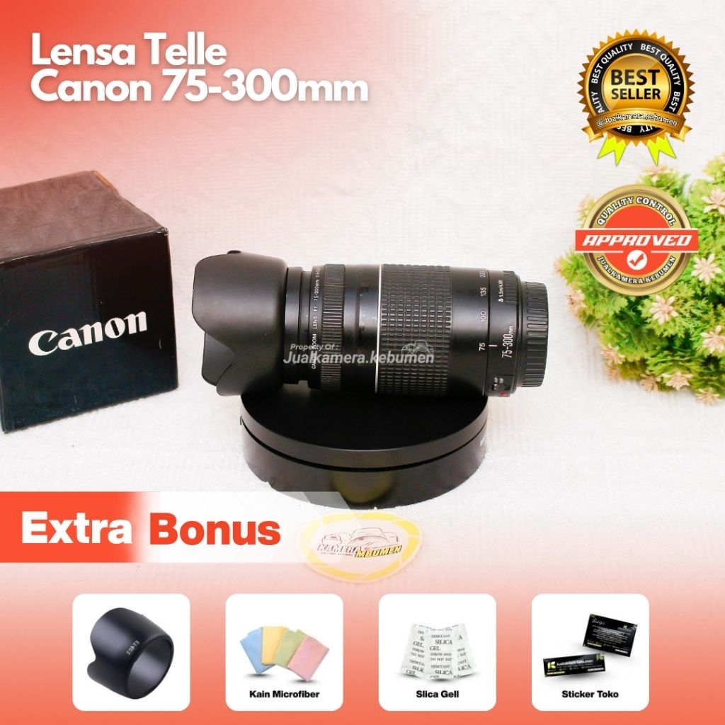 Lensa Tele Canon 75-300 Zoom Hasil Bokeh - Lensa Canon 75-300mm III - Lensa Tele Canon