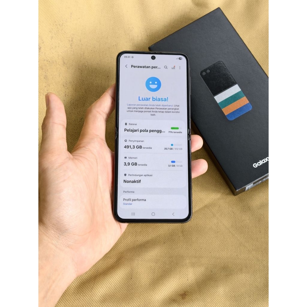 SEIN Z Flip 5 512GB Samsung Galaxy Z Flip 5 8/512GB HP Seken Second Bekas Android Flagship