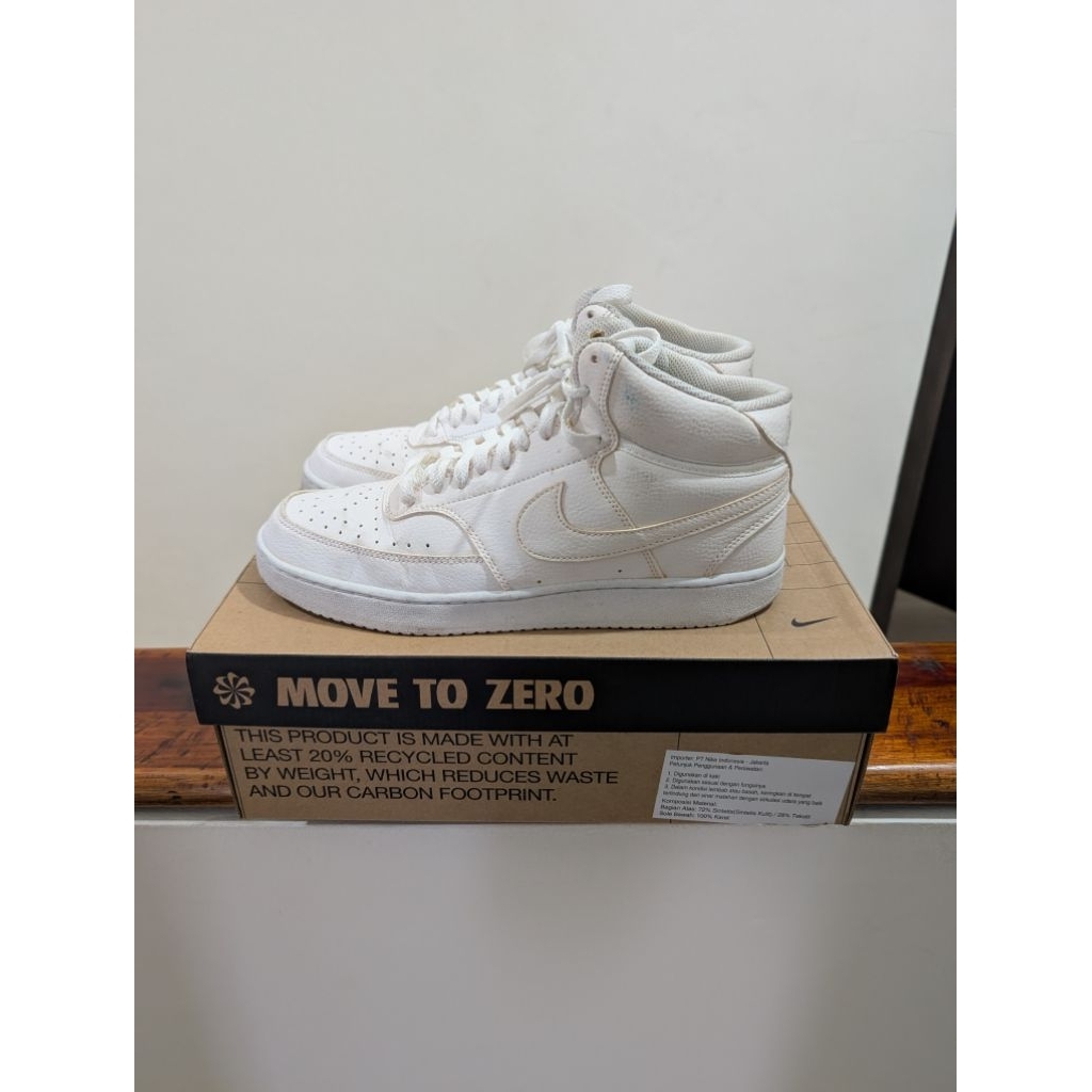 Nike Court Vision Mid NN - Bekas Second Pre Loved - US 9 UK 8 EUR 42.5 27cm - Original Asli Ori