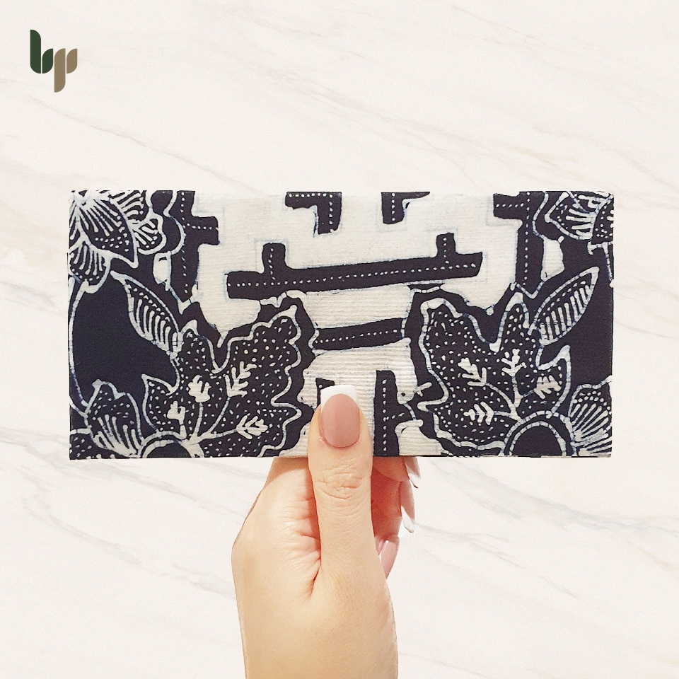 Regular Encim Blue White Tegel Kunci Dompet Batik Tipis Souvenir Praktis Be Practical