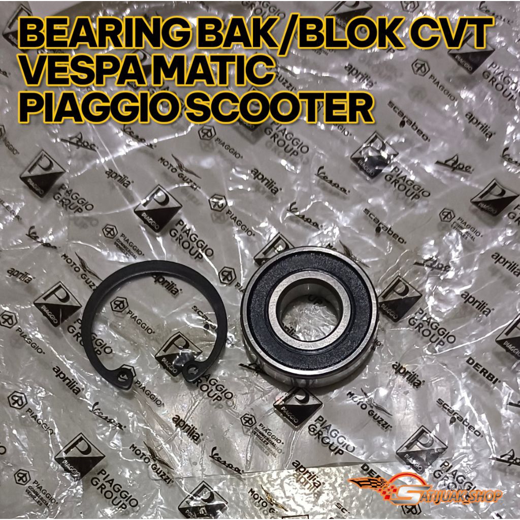 BEARING BAK/BLOK CVT VESPA MATIC SPRINT, PRIMAVERA, S, LXV, LX, LIBERTY