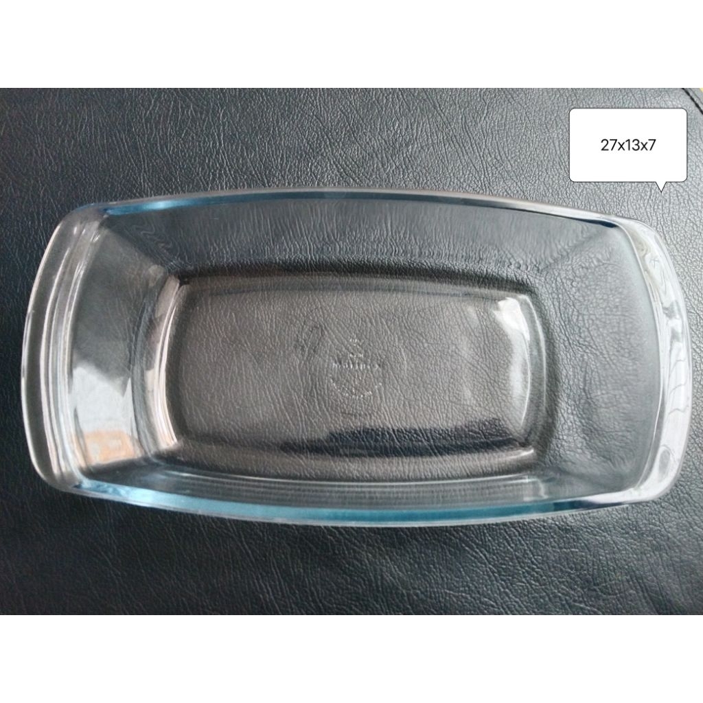 Loyang Panggang Kaca 27x13x7 Preloved