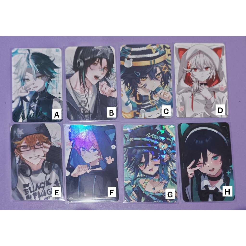 [READY STOCK] Genshin impact photocard xiao kinich kazuha childe venti